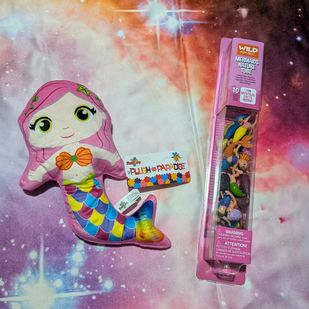 🧜‍♀️Mermaid Plush and Nature Tube Set